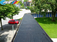 Moquette solaire AST à la piscine de Heiden en Suisse