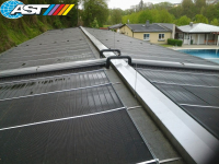 Moquette solaire AST à la piscine de Lambach en Allemagne