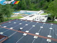 Moquette solaire AST à la piscine de Schwaz en Autriche