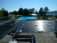 Moquette solaire AST à la piscine de Uster en Suisse