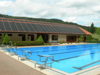 Moquette solaire AST à la piscine de Hofstetten en Allemagne